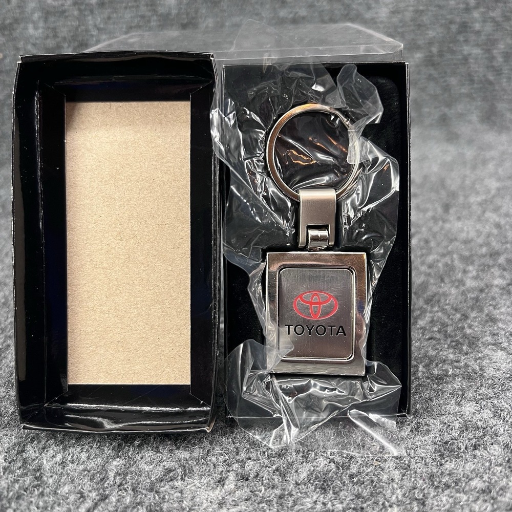Toyota Of N Charlotte Dealership Keychain Promo Tag Stainless Steel Metal NC